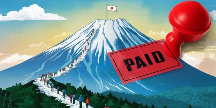 Ascension du mont Fuji : le prix à payer pour gravir l’emblème du Japon - Viral Mag Depuis ce lundi il faut débourser 2000 yens pour accéder au sentier le plus fréquenté du mont Fuji Une mesure bien accueillie face aux excès du tourisme Viral Mag