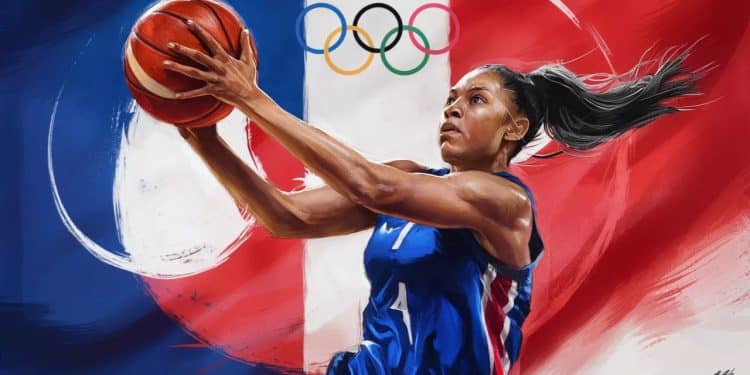 Basket féminin français : un fabuleux exploit aux JO - Viral Mag Léquipe de France féminine de basket décroche une victoire éclatante contre le Canada pour son entrée en lice aux Jeux Olympiques Une performance de haute volée qui lance idéalement leur tournoi   Viral Mag