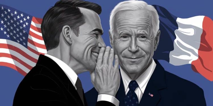 Emmanuel Macron exprime son soutien à Joe Biden malgré les gaffes du président américain qui font douter de ses capacités Un geste diplomatique fort   Viral Mag