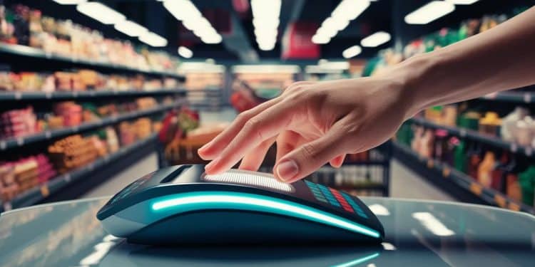 Carrefour Révolutionne le Paiement avec la Paume de la Main - Viral Mag Carrefour innove en testant le paiement biométrique par la paume de la main dans un magasin parisien Une première en Europe qui promet de fluidifier le parcours client Viral Mag