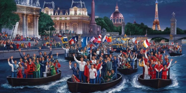 Malgré une météo capricieuse la cérémonie douverture des JO de Paris 2024 a ébloui le monde entier avec son audace et sa créativité   Viral Mag