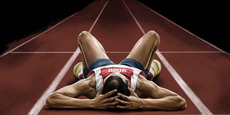 Coup dur pour Kevin Mayer à trois semaines des Jeux Olympiques de Paris 2024  le décathlonien français a chuté sur le 110 m haies au meeting de Paris seffondrant en larmes sur la piste Sa participation aux JO est incertaine   Viral Mag