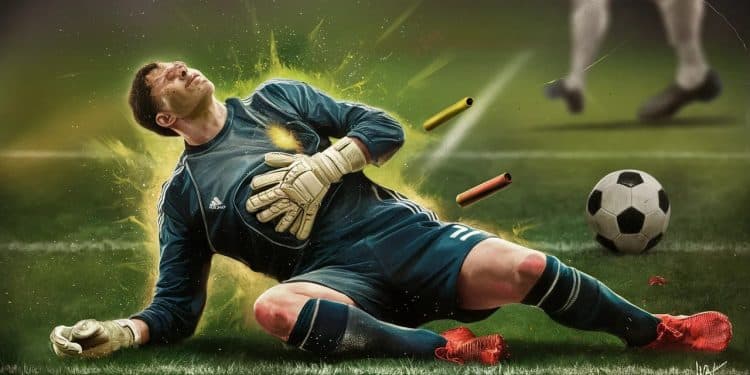 Choquant : Un Gardien Blessé par un Policier lors d’un Match au Brésil - Viral Mag Un match de foot au Brésil tourne au drame  un policier tire une balle en caoutchouc sur un gardien à bout portant Le monde du sport choqué   Viral Mag