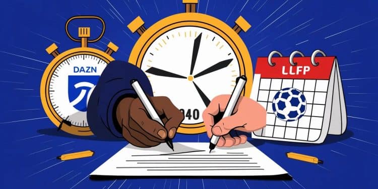 DAZN prêt à discuter des garanties financières avec la LFP - Viral Mag DAZN qui a formulé une offre pour les droits TV de la Ligue 1 se dit prêt à rassurer la LFP sur ses garanties financières Les négociations entrent dans une phase décisive Viral Mag