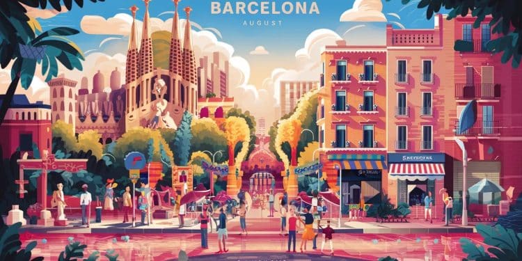 Découvrez les Secrets pour Visiter Barcelone en Août comme un Pro - Viral Mag Envie de visiter Barcelone en août Climat activités incontournables événements Nos conseils et astuces pour un séjour réussi sous le soleil catalan Viral Mag
