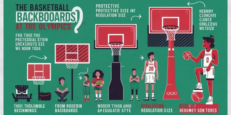 Découvrez Pourquoi les Panneaux de Basket Sont Si Grands aux JO - Viral Mag Plongez dans lhistoire fascinante des panneaux de basket aux Jeux Olympiques Un élément clé qui a révolutionné ce sport populaire   Viral Mag