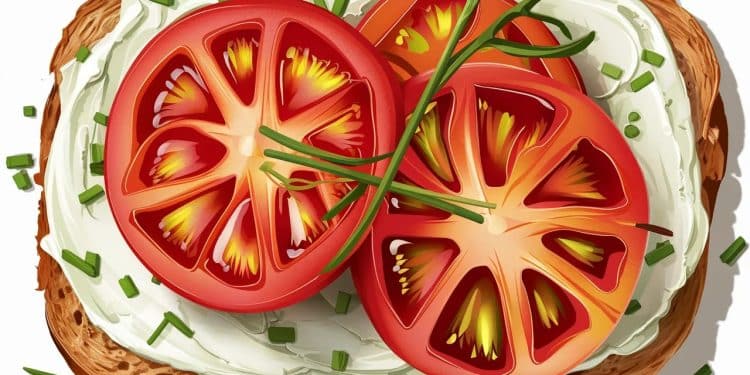 Délicieuses Tomates sur Toast au Fromage Frais Parfumé aux Herbes - Viral Mag Découvrez notre recette fraîche et savoureuse de tomates sur toast garnies dun onctueux mélange de fromage frais aux fines herbes Un régal estival    Viral Mag