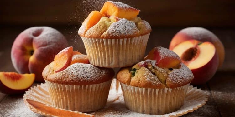 Découvrez notre recette de muffins aux pêches riche en protéines et en saveurs estivales Facile à préparer sain et gourmand à la fois    Viral Mag