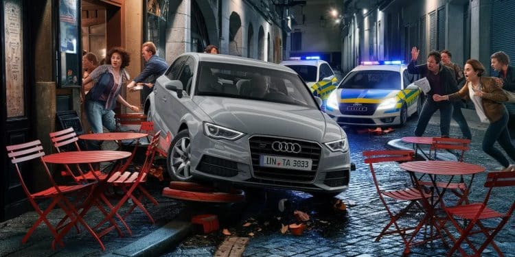 Délit de Fuite Spectaculaire à Vienne : Terrasses Percutées ! - Viral Mag Un jeune chauffard sème la panique dans les rues de Vienne en fonçant sur des terrasses de café faisant plusieurs blessés La police à ses trousses Viral Mag