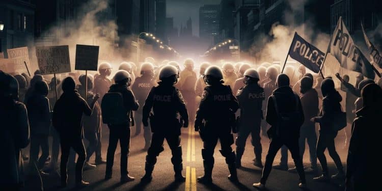 Des manifestations d’extrême-gauche éclatent après les élections - Viral Mag Au lendemain des élections législatives des manifestations dextrême gauche ont lieu dans les grandes villes sur fond de tensions Viral Mag