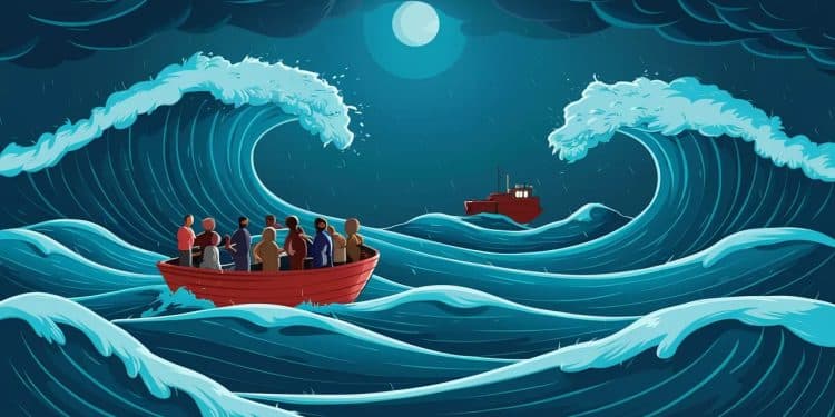 Drame en mer : Quatre migrants périssent en tentant de traverser la Manche - Viral Mag Tragédie humaine au large de Boulogne sur Mer quatre migrants ont perdu la vie en essayant de rejoindre lAngleterre malgré les efforts des secours pour les sauver Retour sur ce drame qui soulève des questions cruciales sur la crise migratoire Viral Mag