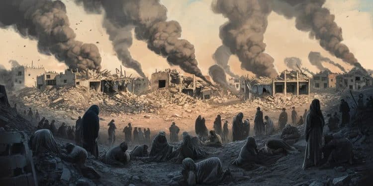 Drame Humanitaire à Gaza : 20 Morts dans un Camp de Déplacés - Viral Mag Un frappe israélienne sur un camp de déplacés à Gaza fait au moins 20 morts et plus de 90 blessés dénonce le Hamas Une zone humanitaire visée Viral Mag