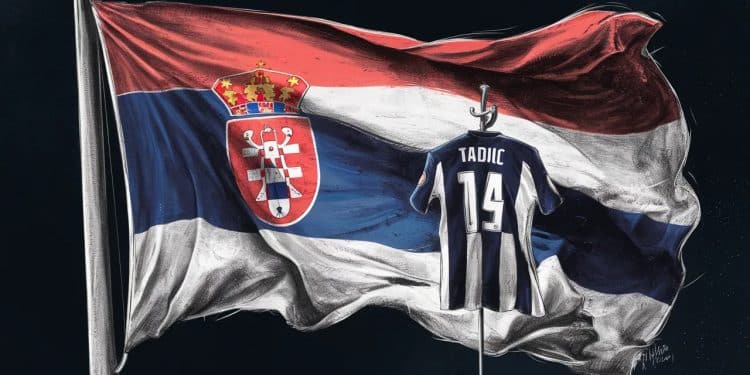 Dusan Tadic, capitaine de la Serbie, annonce sa retraite internationale - Viral Mag Après 111 sélections et 23 buts Dusan Tadic raccroche les crampons avec la Serbie Retour sur une carrière exceptionnelle Viral Mag