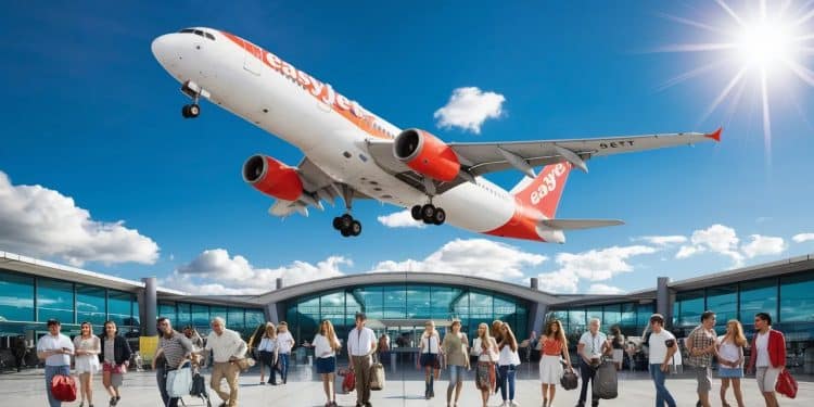 Easyjet affiche des bénéfices records et s’attend à un été exceptionnel - Viral Mag Malgré un contexte économique difficile la compagnie aérienne britannique Easyjet annonce des résultats impressionnants et prévoit un été record Découvrez les clés de son succès Viral Mag
