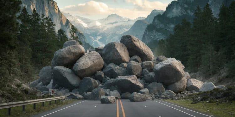 Éboulement spectaculaire en Isère : les dernières infos - Viral Mag Un important éboulement a eu lieu jeudi soir en bordure dune route départementale à La Rivière en Isère Point sur la situation   Viral Mag