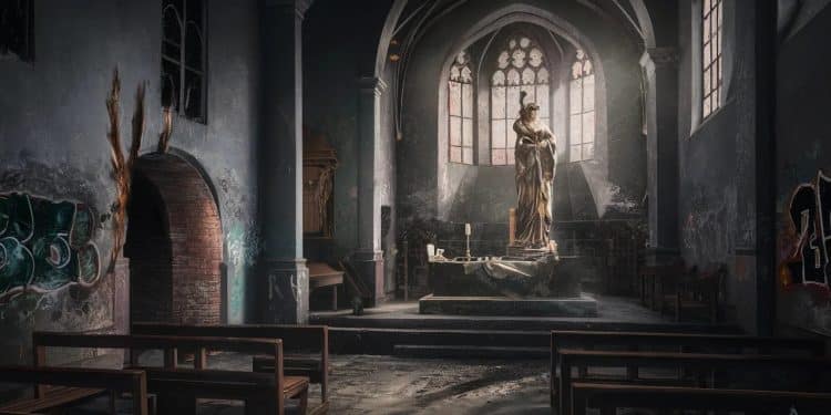 Une église à Paris a été la cible dune attaque antichrétienne dune rare violence  statue de la Vierge poignardée tags haineux tentative dincendie   Viral Mag