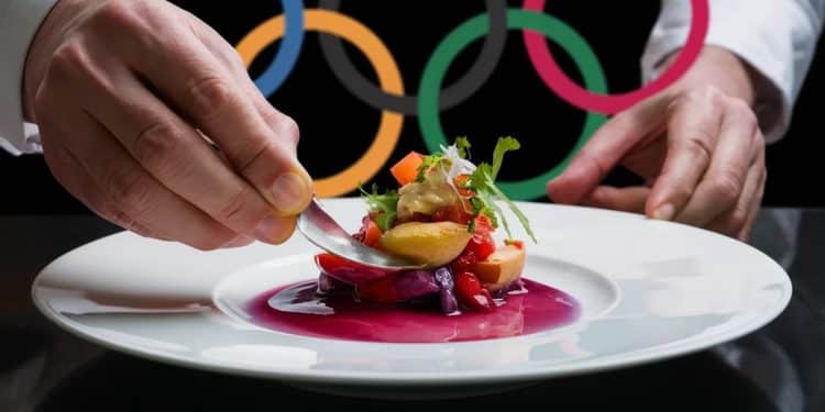 Gastronomie des JO : Les Grands Chefs Au Service Des Athlètes - Viral Mag Amandine Chaignot Akrame Benallal et Alexandre Mazzia  trois chefs étoilés relèvent le défi de régaler les athlètes aux JO de Paris 2024   Viral Mag