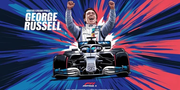 George Russell Triomphe au GP de Grande-Bretagne - Viral Mag George Russell remporte une victoire magistrale à domicile lors du Grand Prix de Grande Bretagne devant son coéquipier Lewis Hamilton Viral Mag