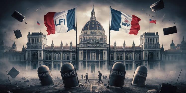 Gérald Darmanin accuse LFI et le NFP de soutenir les violences - Viral Mag Le ministre de lIntérieur Gérald Darmanin accuse les députés LFI et NFP de soutenir ceux qui envoient des pavés et des haches sur les forces de lordre Viral Mag