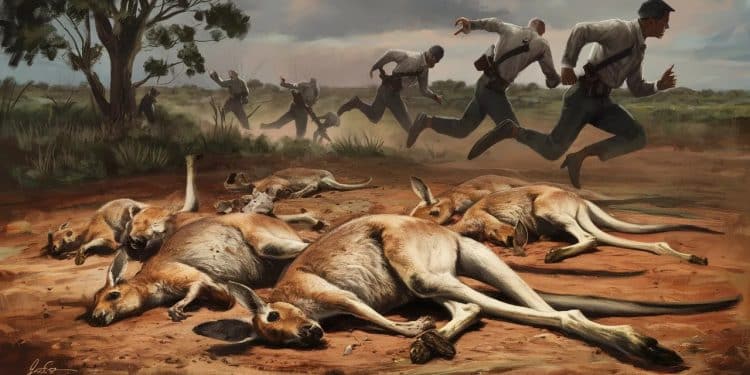 Hécatombe de kangourous sauvages : l’Australie ouvre une enquête - Viral Mag LAustralie ouvre une enquête après labattage illégal choquant de 65 kangourous Découvrez les détails de cette affaire sordide   Viral Mag