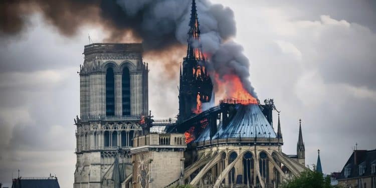 Incendie de la Cathédrale de Rouen : La Flèche en Feu, Le Pire Évité - Viral Mag Un incendie sest déclaré sur la flèche de la cathédrale de Rouen ce jeudi Des moyens importants sont déployés pour maîtriser le sinistre   Viral Mag