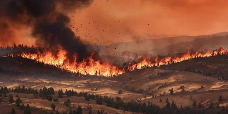 Californie Oregon Utah  les flammes ravagent lOuest américain sous une canicule implacable Les pompiers luttent sans répit contre des feux multipliés par la chaleur extrême Un été meurtrier qui rappelle lurgence climatique   Viral Mag