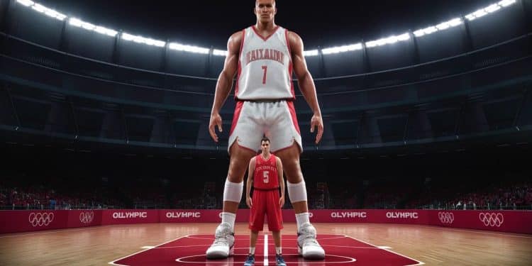 Découvrez les images virales de laffrontement entre limmense Victor Wembanyama et le minuscule Yuki Togashi lors du match France Japon aux JO de Paris 2024   Viral Mag