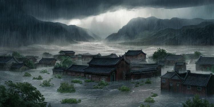 Inondations dévastatrices en Chine : 240 000 personnes évacuées - Viral Mag Des pluies torrentielles provoquent lévacuation de plus de 240 000 personnes en Chine Le fleuve Yangtze atteint des niveaux critiques Le bilan salourdit Viral Mag