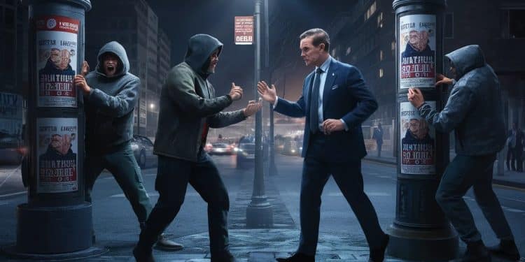 A Illkirch Graffenstaden le maire LR Thibaud Philipps a été agressé verbalement par 5 militants anti RN après leur avoir demandé darrêter leur affichage sauvage Une plainte a été déposée   Viral Mag