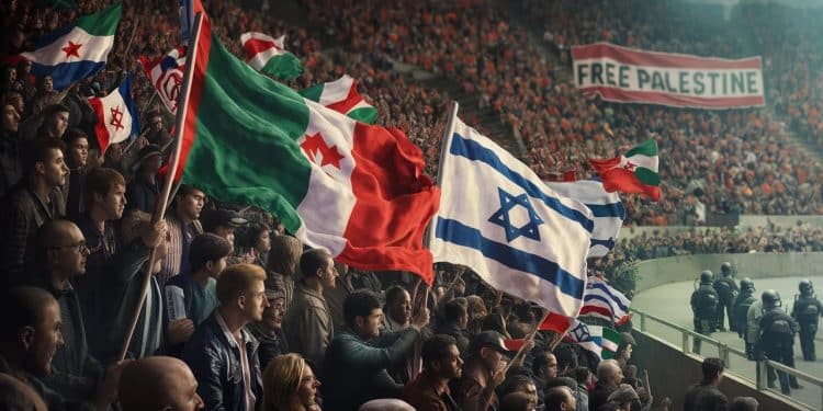 Ambiance festive et tensions lors du match de football Mali Israël aux JO de Paris 2024 Lhymne israélien sifflé message Free Palestine en tribunes   Viral Mag