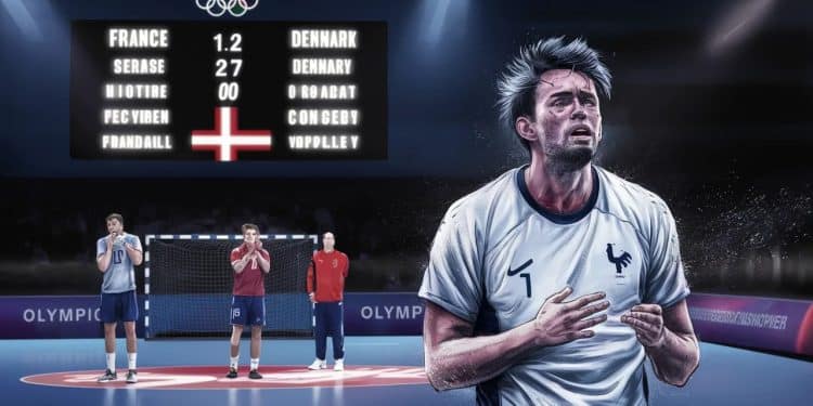 Coup dur dentrée pour les handballeurs français défaits par le Danemark lors de leur 1er match aux Jeux olympiques de Paris 2024 Retour sur cette contre performance   Viral Mag