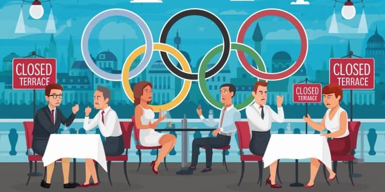 Découvrez le ras le bol des restaurateurs parisiens confrontés à la fermeture imprévue de centaines de terrasses à quelques jours des JO Une décision choc aux conséquences désastreuses   Viral Mag