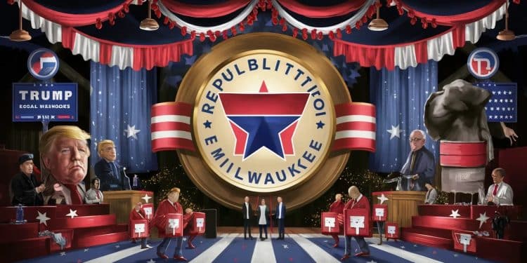 Plongez au cœur de la convention républicaine à Milwaukee où Donald Trump sera couronné candidat malgré ses déboires judiciaires Analyses et coulisses   Viral Mag