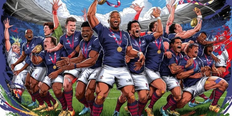 La Folle Célébration des Bleus du Rugby à 7 Après Leur Sacre Olympique - Viral Mag De leur danse endiablée aux appels de Zidane et Macron suivez les meilleurs moments des festivités des champions olympiques de rugby à 7 Viral Mag