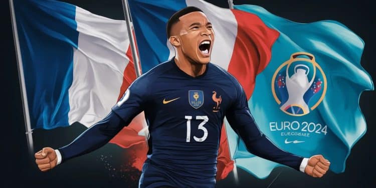 La France en Demi-Finale de l’Euro 2024, Mbappé Éblouissant Sans Masque - Viral Mag Kylian Mbappé a brillé sans son masque facial lors de la demi finale de lEuro 2024 contre lEspagne propulsant les Bleus vers la victoire Découvrez les moments clés du match Viral Mag