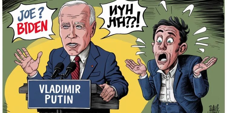 La gaffe de Biden : il confond Poutine et Zelensky ! - Viral Mag Joe Biden commet un impair mémorable en présentant le président Poutine lors de laccueil de Zelensky au sommet de lOTAN Malaise et confusion Viral Mag