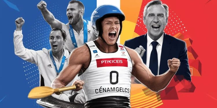 Quand les officiels français se lâchent après le triomphe de Nicolas Gestin en canoë slalom aux JO de Paris 2024 Un moment de communion rare   Viral Mag