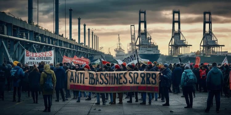 La lutte anti-bassines s’intensifie à La Rochelle - Viral Mag Des milliers dopposants aux réserves dirrigation convergent à La Rochelle pour des actions coup de poing contre lagro industrie Viral Mag