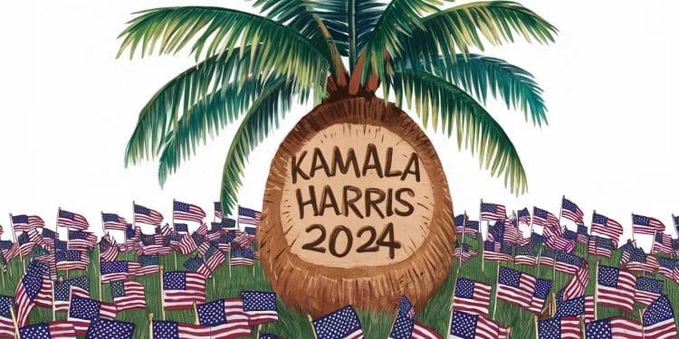 La noix de coco : le symbole viral de Kamala Harris - Viral Mag Découvrez comment la noix de coco est devenue le symbole de ralliement de Kamala Harris la candidate démocrate pour les élections présidentielles américaines Viral Mag