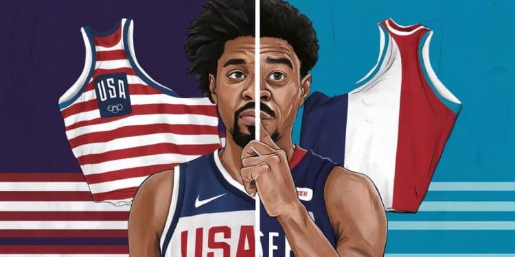 La surprenante révélation de Joel Embiid sur son choix olympique - Viral Mag Joel Embiid sest confié au New York Times sur son choix de représenter les États Unis aux Jeux olympiques levant le voile sur les coulisses de sa décision Viral Mag