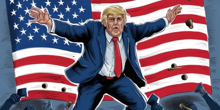 La Tentative d’Assassinat de Trump Fait Flamber Sa Popularité - Viral Mag La tentative dassassinat de Donald Trump relance sa campagne présidentielle Découvrez les conséquences et réactions à cet événement choc Viral Mag