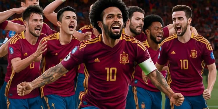 Lamine Yamal, la nouvelle pépite de l’Espagne qui a brillé à l’Euro 2024 - Viral Mag À seulement 16 ans Lamine Yamal a marqué les esprits lors de lEuro 2024 Retour sur le parcours de ce jeune prodige espagnol qui sannonce comme lavenir du football   Viral Mag