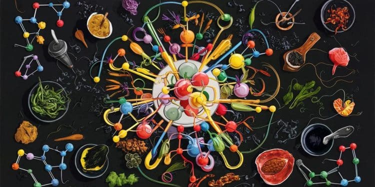 L’Art Fascinant de la Science des Saveurs avec Nik Sharma - Viral Mag Plongez dans lunivers passionnant de Nik Sharma où la science moléculaire rencontre lart culinaire pour créer des expériences gustatives uniques Viral Mag