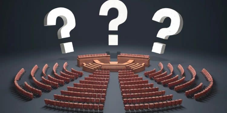 L’Assemblée nationale face à un avenir politique incertain - Viral Mag Les résultats des législatives pourraient plonger le pays dans linconnu avec un hémicycle divisé en trois blocs rendant la formation dune majorité ardue Viral Mag