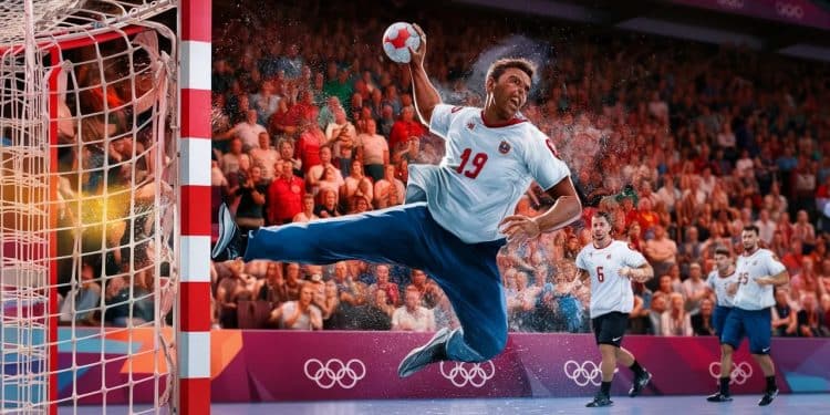Le but exceptionnel de Fabregas sauve l’espoir des Bleus aux JO - Viral Mag À la dernière seconde du match contre lÉgypte Ludovic Fabregas arrache le nul pour léquipe de France de handball et maintient lespoir de médaille aux Jeux Olympiques de Paris 2024 Viral Mag