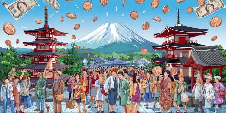 Le Japon, Destination Touristique Prisée Grâce au Yen Faible - Viral Mag Découvrez comment la faiblesse du yen attire les touristes en masse au Japon battant des records malgré les défis du surtourisme Viral Mag