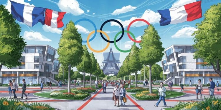 Le président Macron inaugure le village olympique à J-4 des JO - Viral Mag Le président Emmanuel Macron entame la dernière ligne droite avant louverture des Jeux Olympiques de Paris 2024 Visite marathon au programme Viral Mag