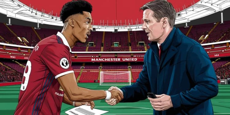 Le jeune défenseur français Leny Yoro quitte Lille pour sengager avec Manchester United jusquen 2029 Un transfert record de 60 M€   Viral Mag