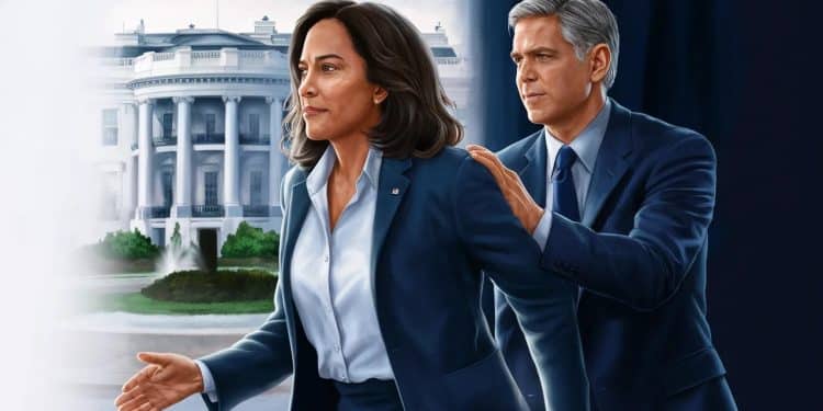 Le Retrait de Joe Biden Rebat les Cartes pour 2024 - Viral Mag Le retrait de Joe Biden bouleverse la course présidentielle de 2024 Kamala Harris simpose comme favorite soutenue par George Clooney Viral Mag