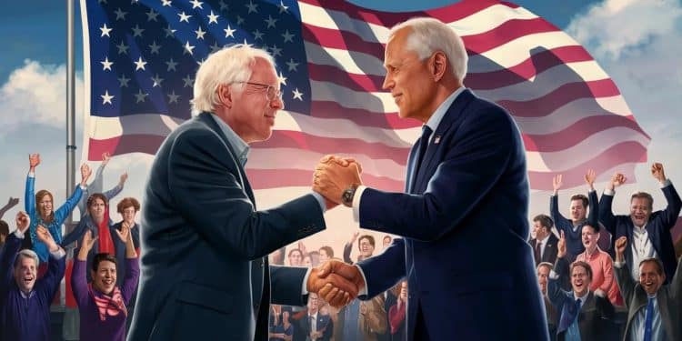 Le Sénateur Bernie Sanders Appelle à Soutenir Joe Biden Malgré les Doutes - Viral Mag Bernie Sanders figure de la gauche américaine exhorte les démocrates à cesser les chamailleries et à se rallier derrière Joe Biden pour battre Donald Trump en 2024 Viral Mag